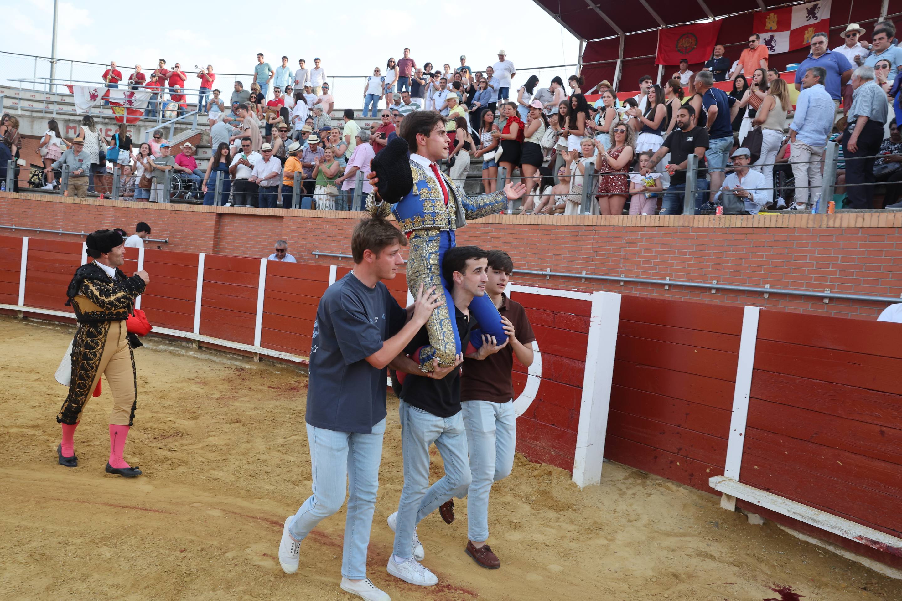 La novillada en Nava del Rey, en imágenes