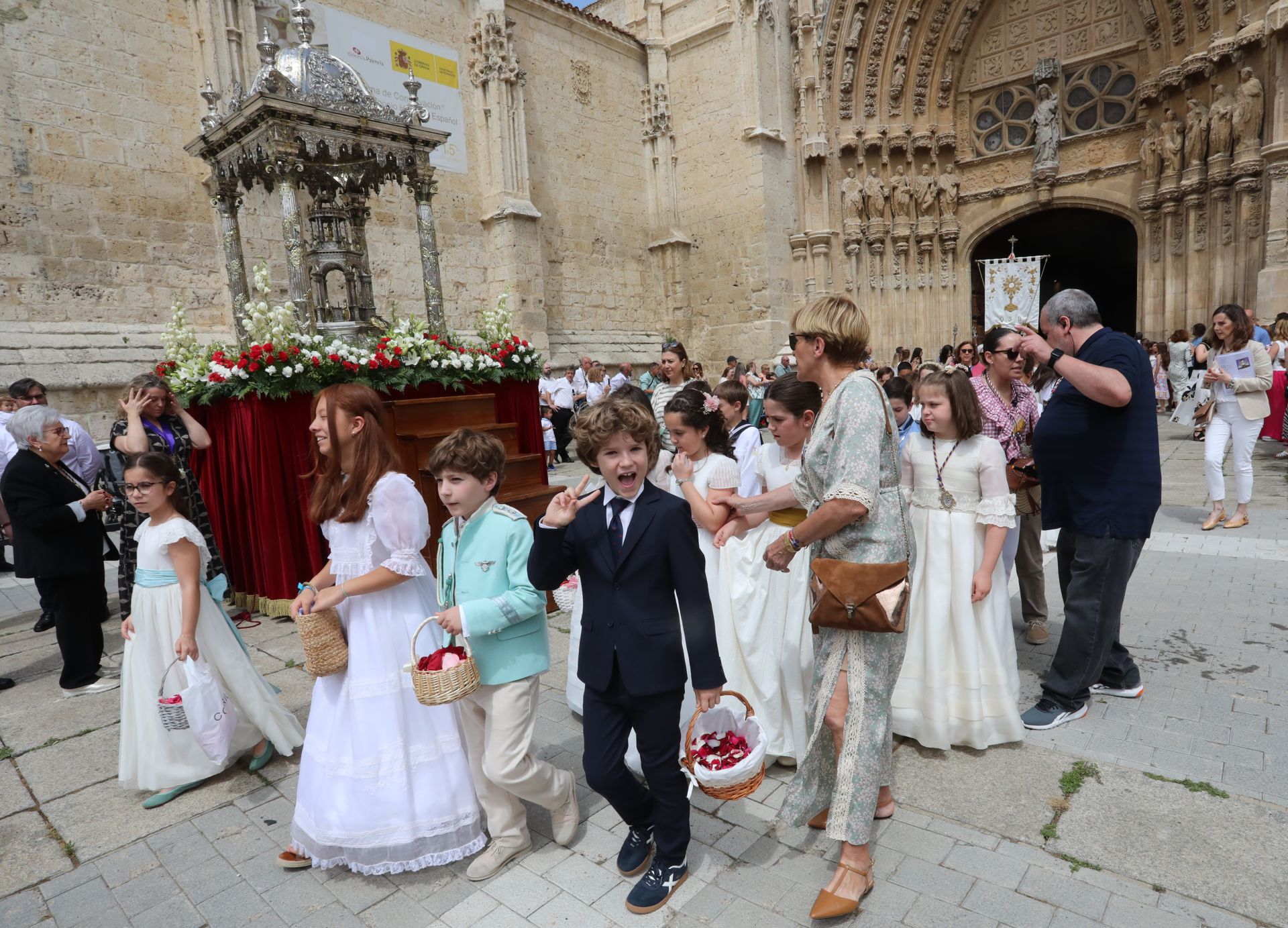 Así ha sido la procesión del Corpus en Palencia