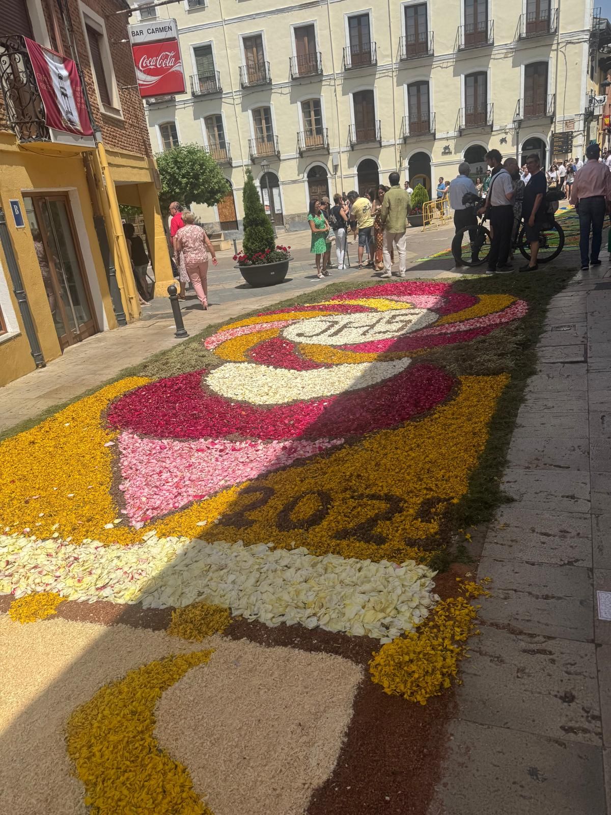 Así han sido las alfombras florales de Carrión en el Corpus