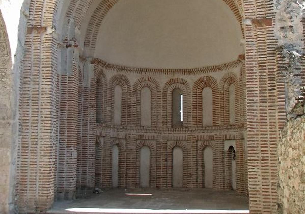 Ábside de Santiago, donde se proyectará el espectáculo.