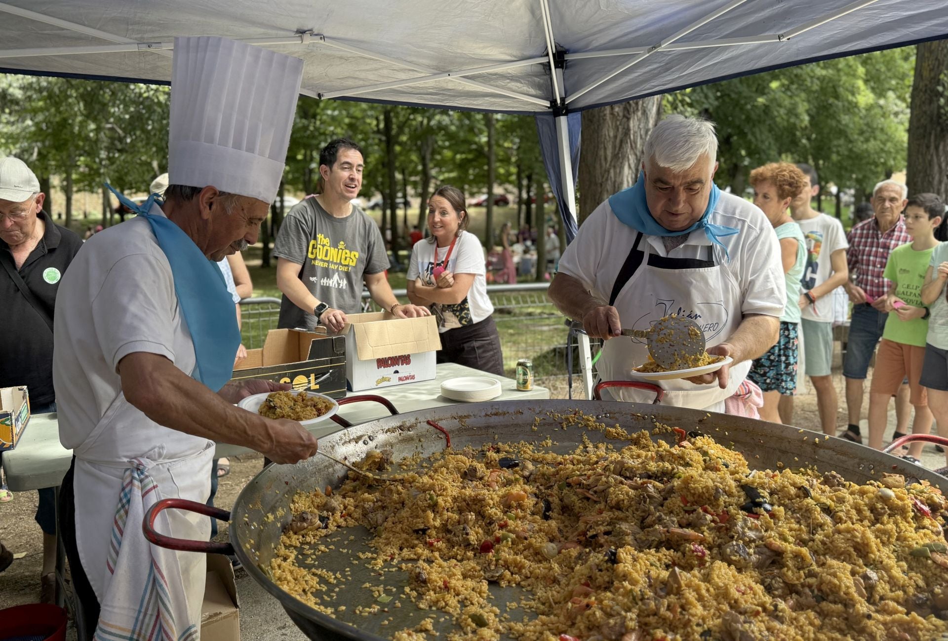 Las mejores fotos de la paella popular en la Fuencisla