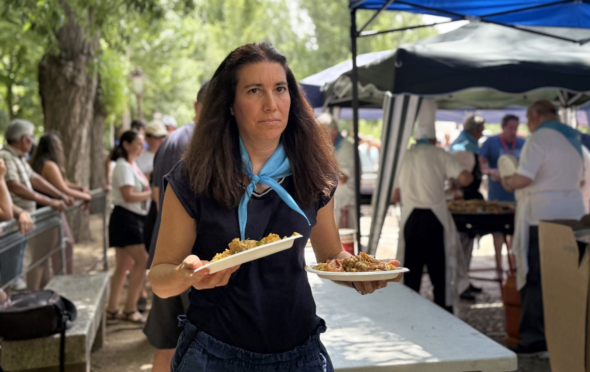 Las mejores fotos de la paella popular en la Fuencisla