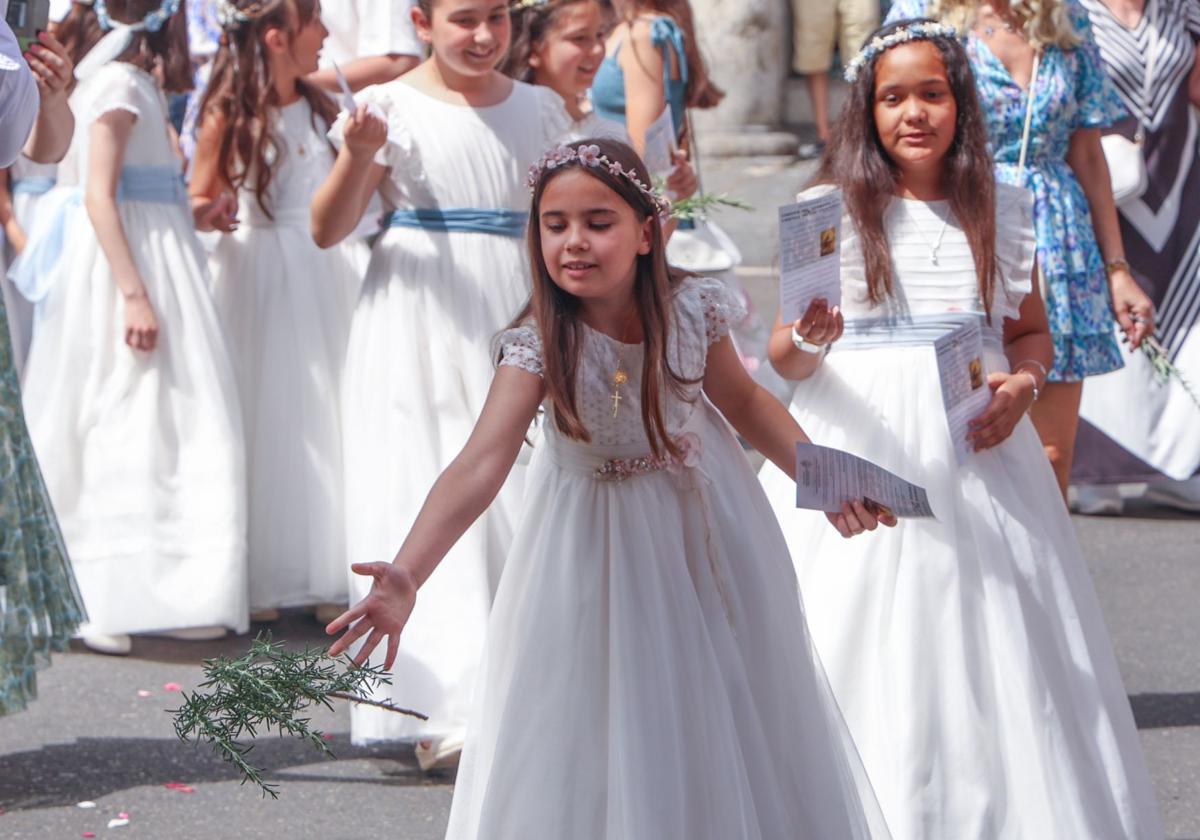 Procesión del Corpus en Valladolid.