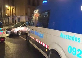 Imagen de archivo de un control pasado de la Policía Municipal de Valladolid.