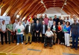 Presentación del libro Recetas del cielo en la Diputación.