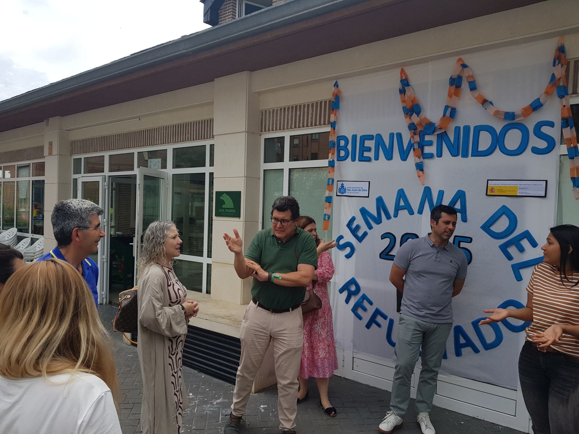 Celebración del día del refugiado en el centro San Juan de Dios de Aguilar