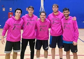 Jugadores del Sernova Renovables Sportdeporte.