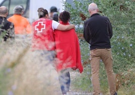Familiares y amigos del menor desaparecido