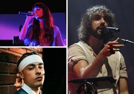 Mala Rodríguez, el rapero Trueno y Mikel Izal.