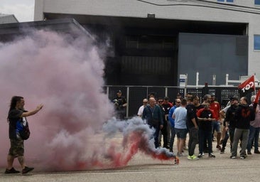 Los trabajadores de Saeta intensifican sus movilizaciones con una manifestación este jueves