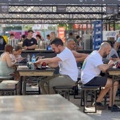 La Feria de Muestras de Valladolid acogiendo el evento The Champions Burger.