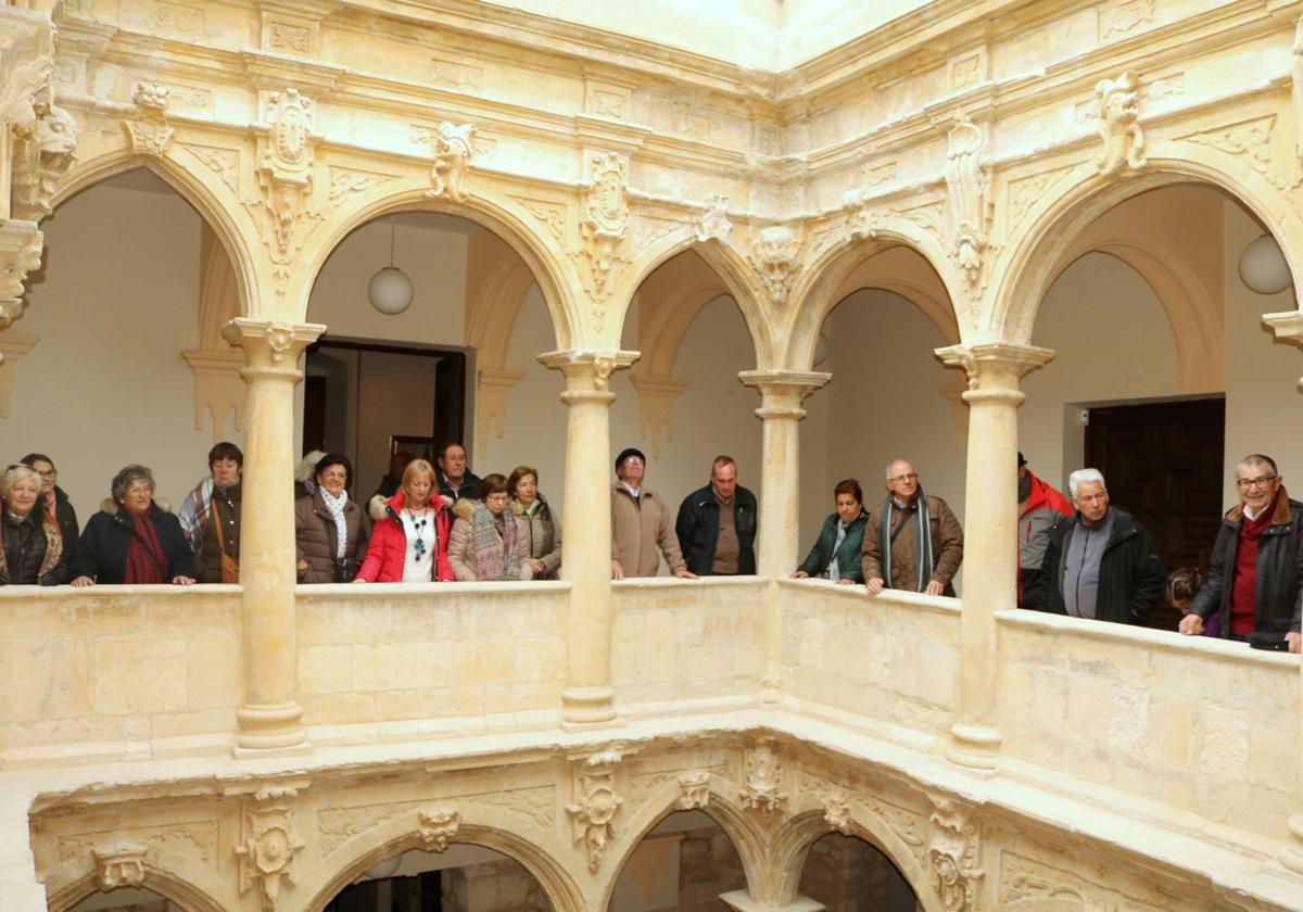 Visitantes en el Museo del Cerrato.