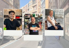 Vecinos y comerciantes de San Andrés.