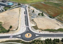 Terrenos junto al hospital donde se construirá la planta de biomasa.