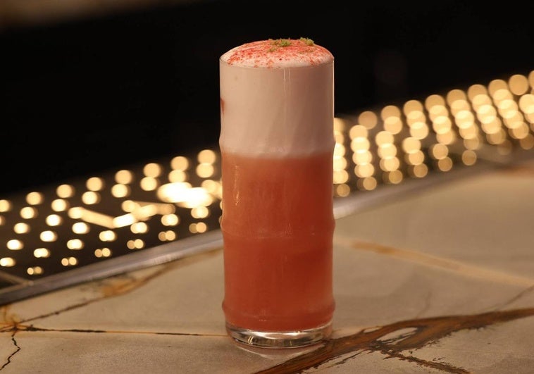 El Pink Sour, servido en La Santa de Valladolid
