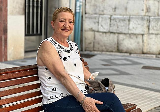 Puri Sanz, vecina de Valladolid que trabaja en el barrio de San Andrés.