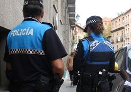 Imagen de archivo de agentes de la Policía Local.