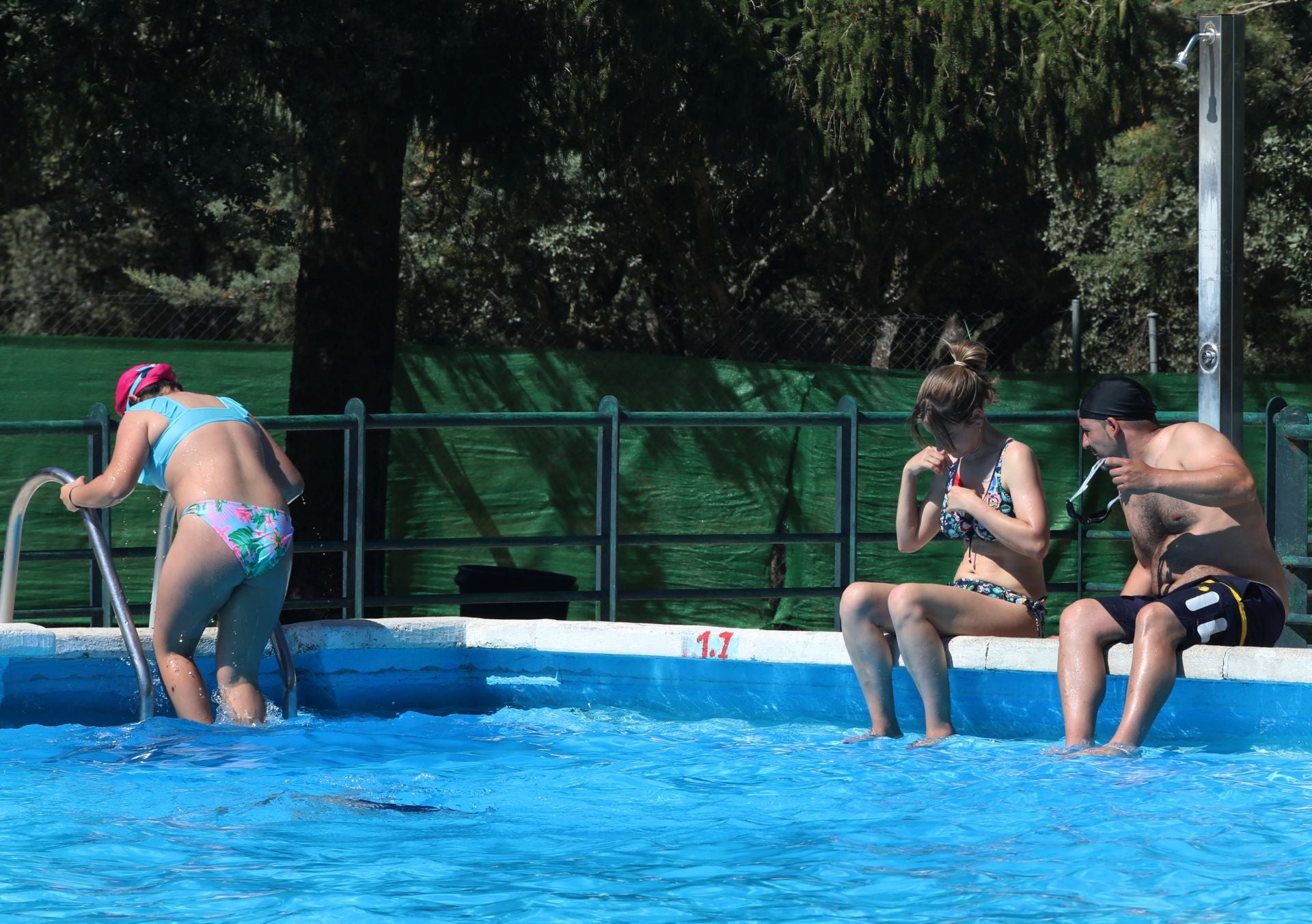 Los primeros chapuzones de 2025 en el Monte el Viejo