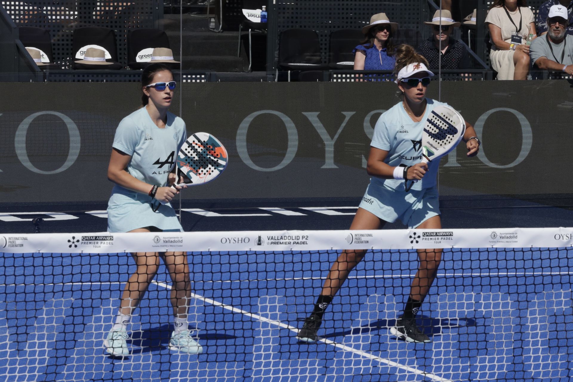 Las imágenes de la penúltima jornada del Premier Padel en la Plaza Mayor