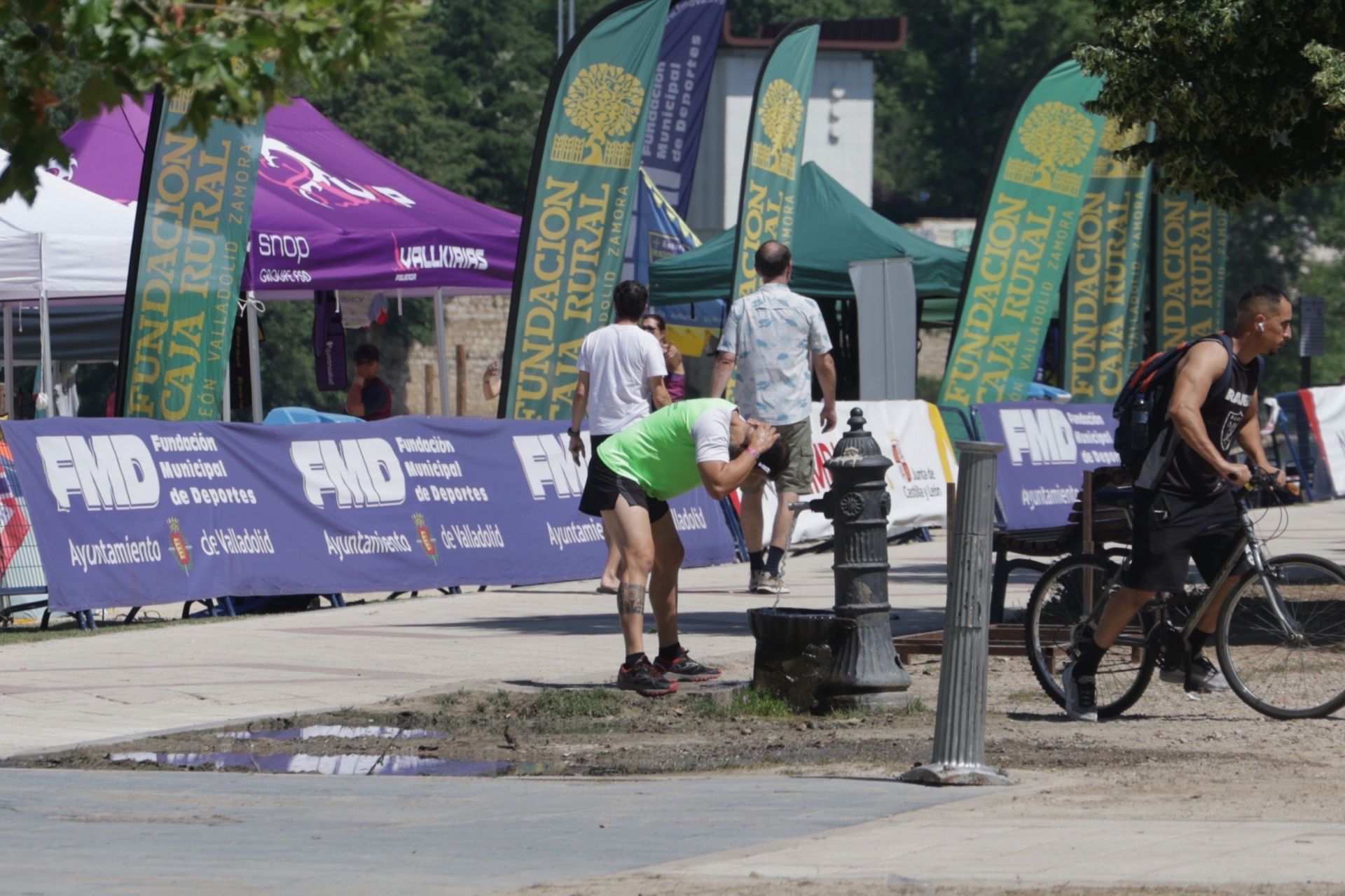 Valladolid se derrite por el calor