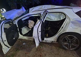 Estado del vehículo que conducía la mujer.