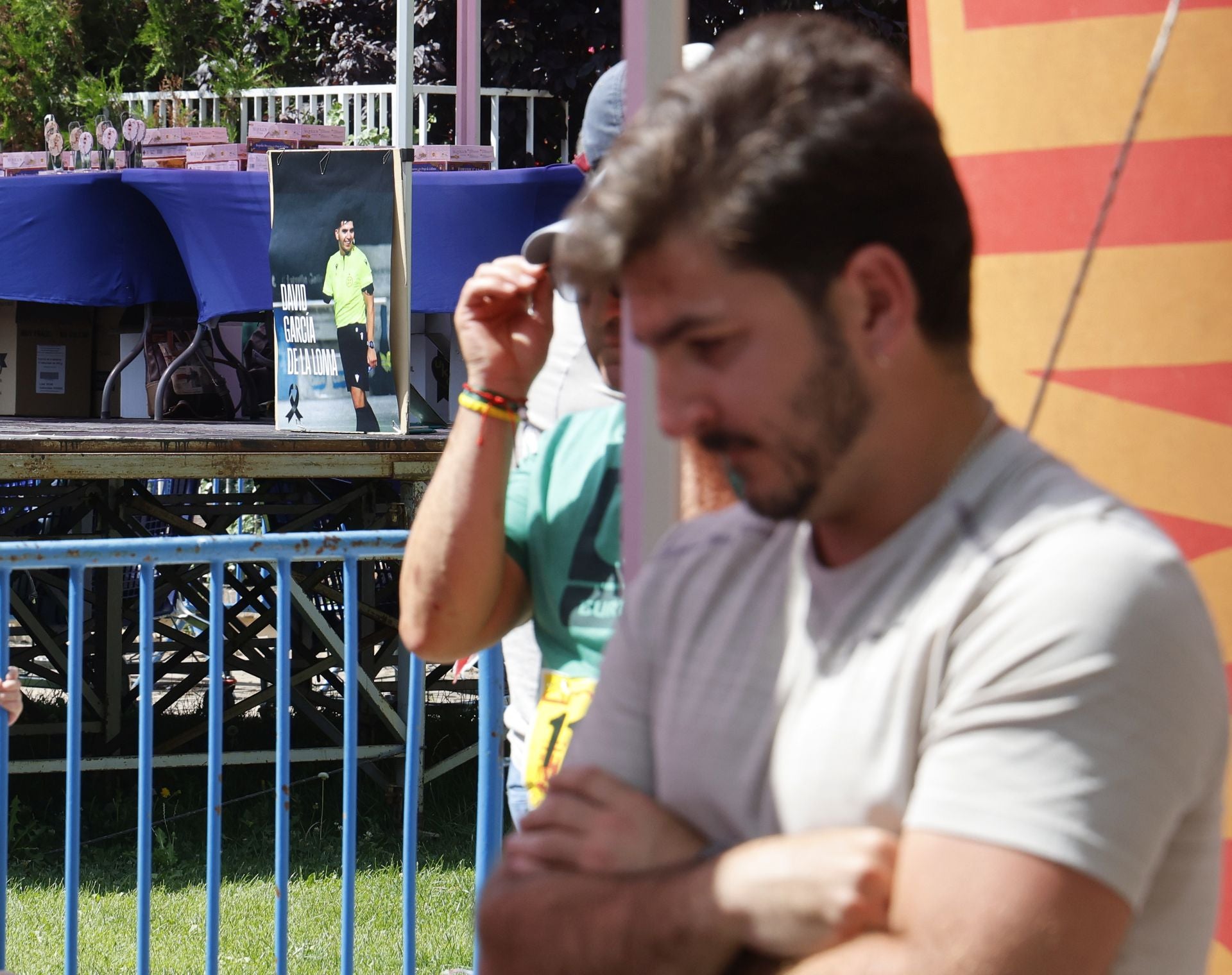 Homenaje en Palencia al árbitro David García de la Loma