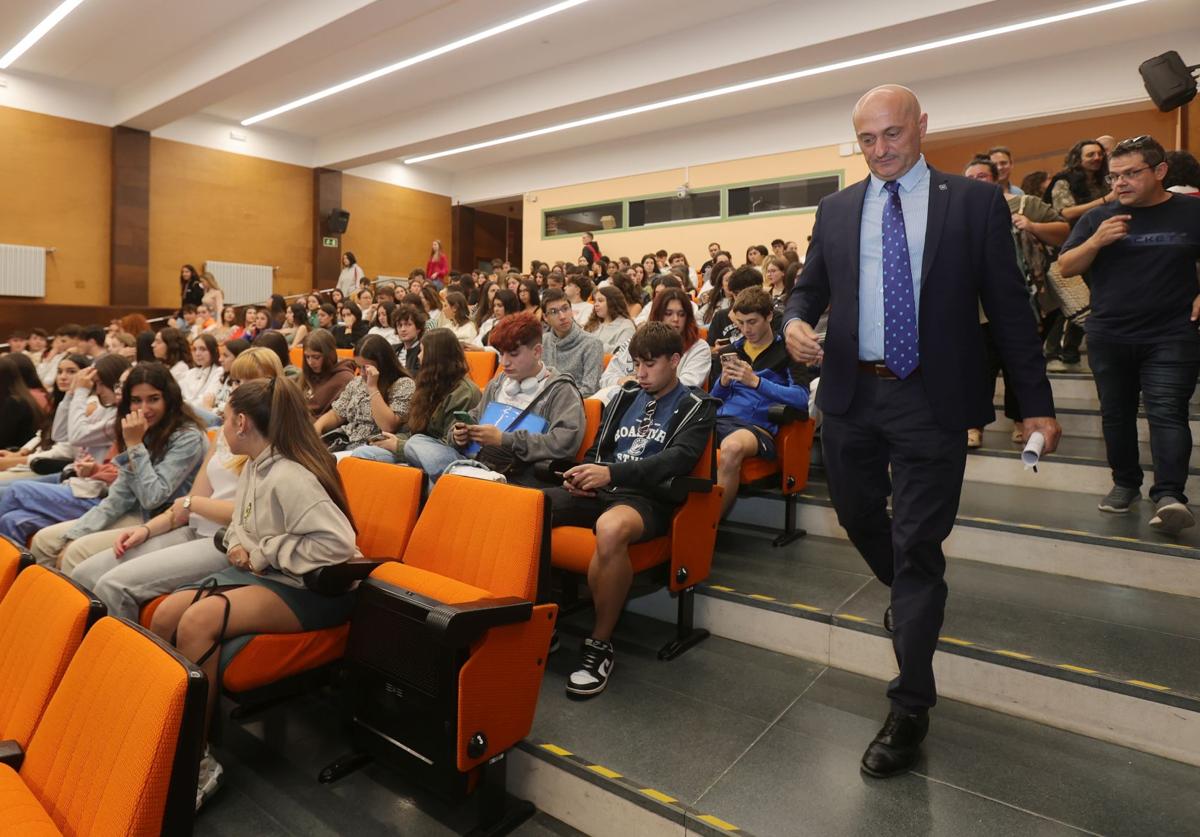 Julio Diez Casero, al inicio del curso pasado.