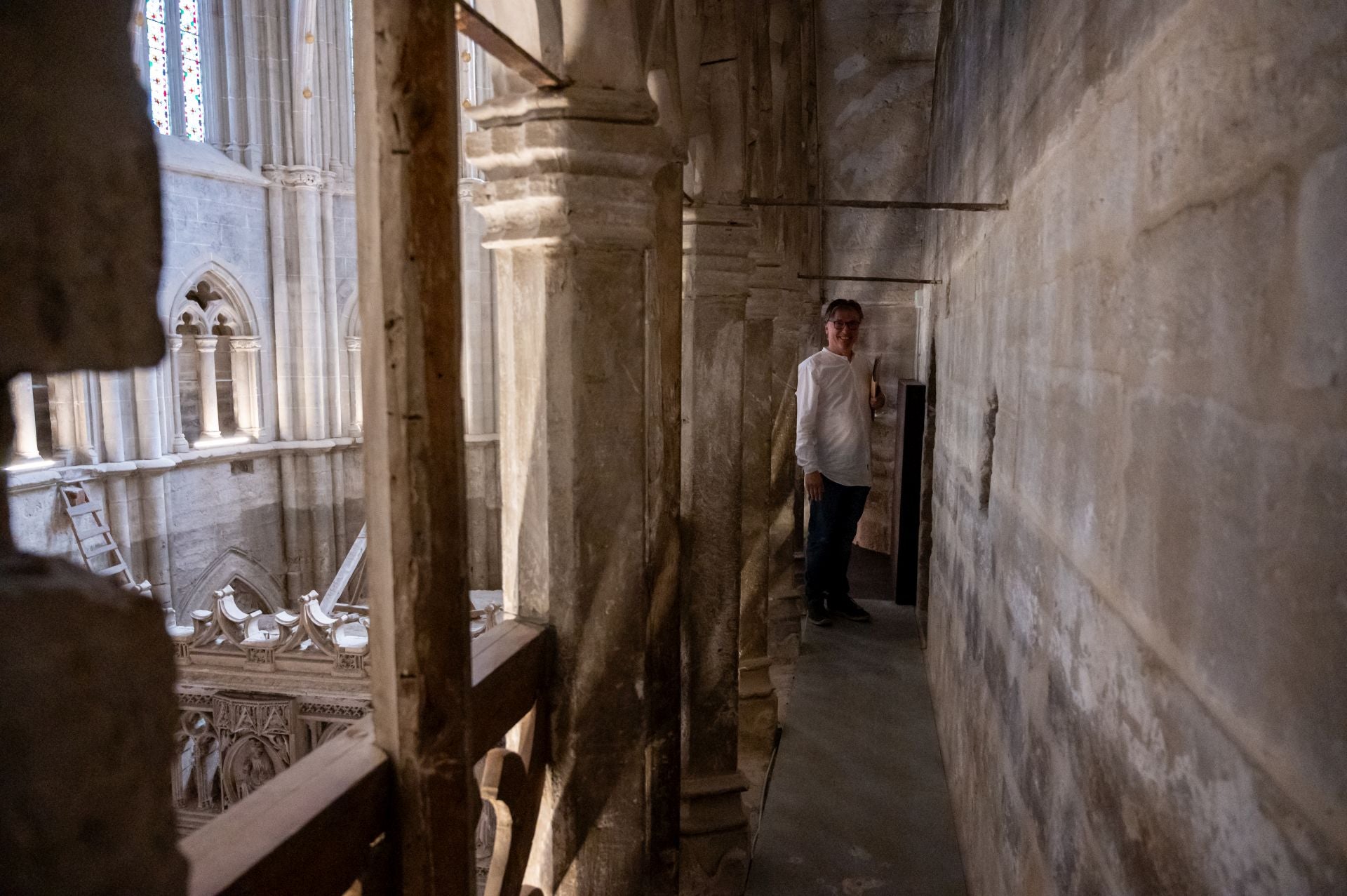 La Catedral de Palencia, desde las alturas y desde los triforios