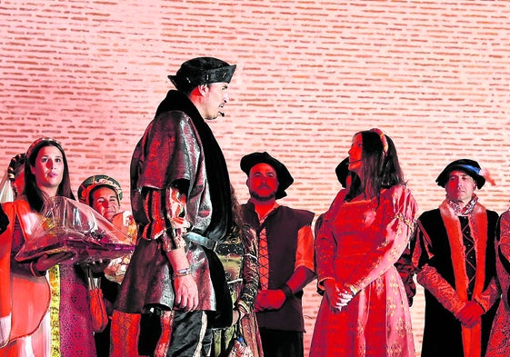 Una escena en la Semana Renacentista de Medina del Campo.