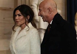 Jeff Bezos y Lauren Sanchez, en una imagen de archivo.