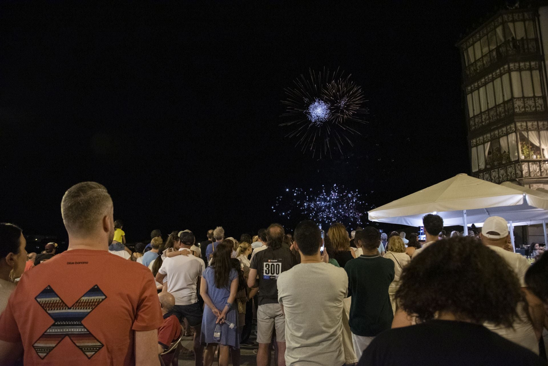 Fotos del espectáculo de fuegos artificiales en Segovia