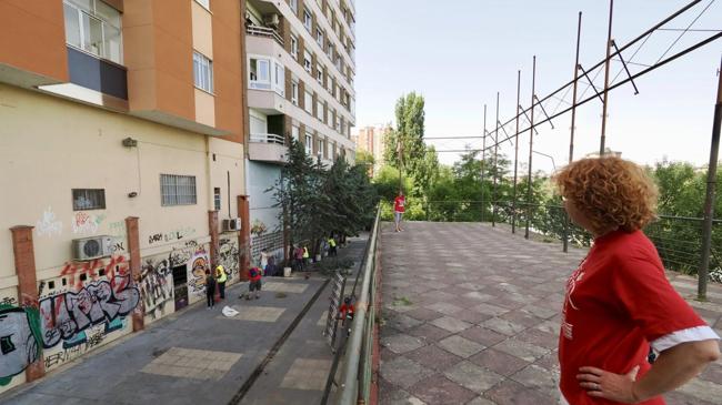 Imagen antes - Ama el Pisuerga recupera el mirador de Tenerías tras 24 años de abandono