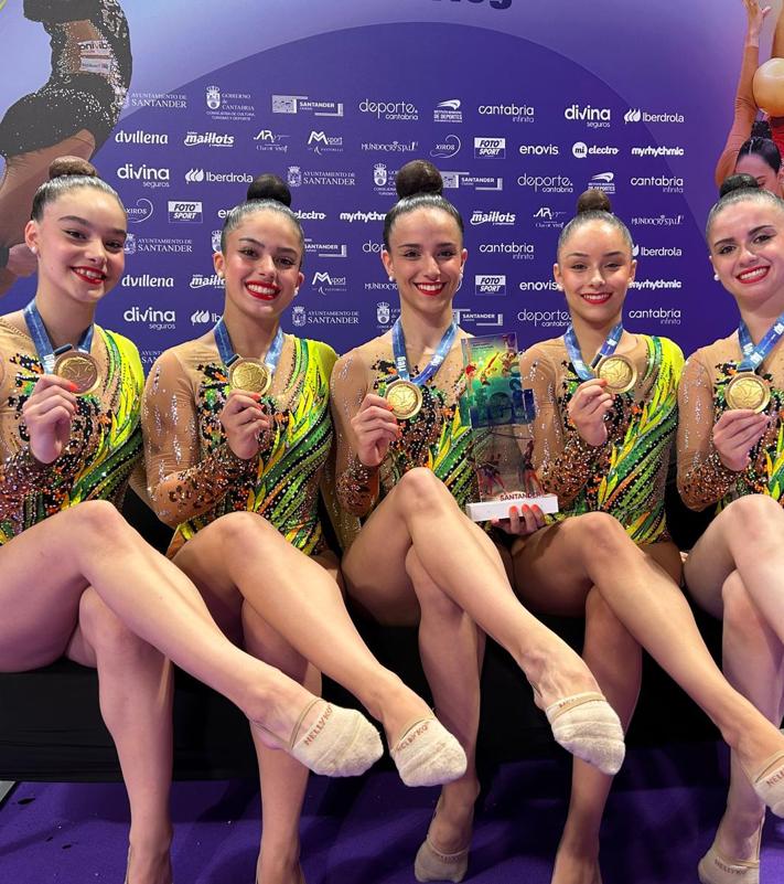 Imagen secundaria 2 - El Club La Victoria reina en la máxima categoría en la Copa de España de conjuntos
