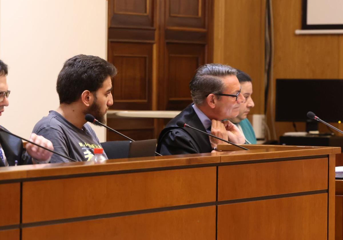 Diego y Álvaro Ferreruela, los dos condenados, durante la celebración del juicio.