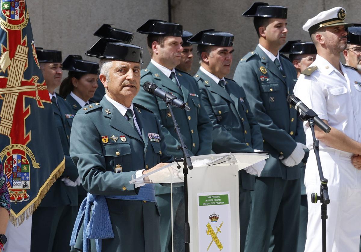 Así ha sido la toma de posesión del nuevo jefe de la Comandancia de Palencia
