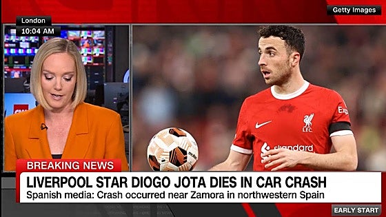 La muerte de Diogo Jota en Zamora impacta en la prensa mundial