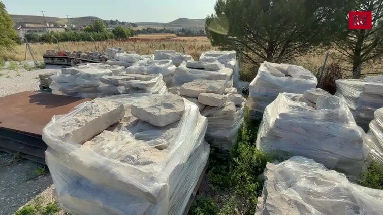 La Guardia Civil recupera el enlosado de un convento de Cuéllar