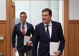 Carlos Fernández Carriedo comparece en rueda de prensa posterior al Consejo de Gobierno.