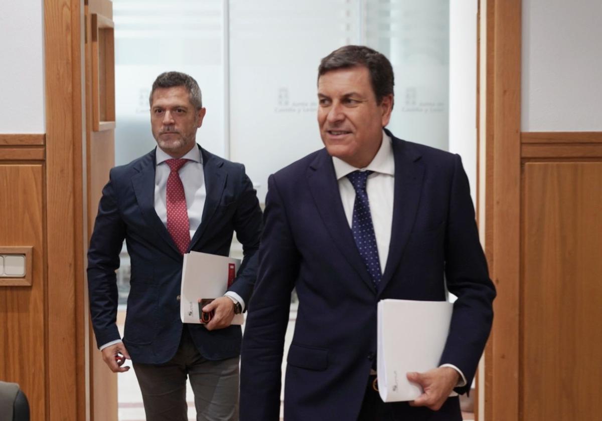 Carlos Fernández Carriedo comparece en rueda de prensa posterior al Consejo de Gobierno.