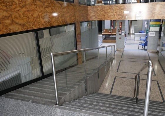 Rampa del edificio de Agustinas Canónigas.