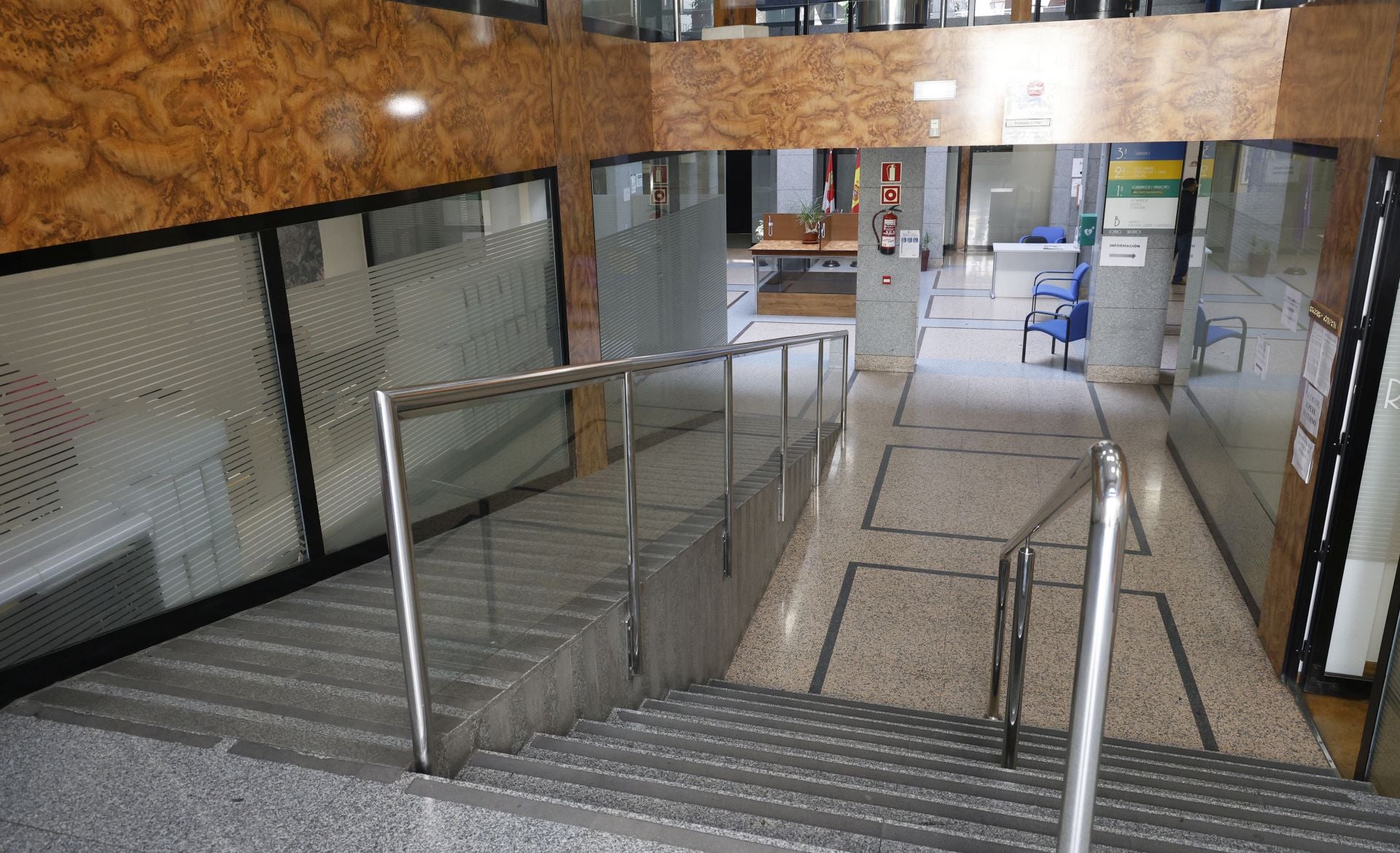 Rampa del edificio de Agustinas Canónigas.