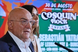 Jeús Julio Carnero presenta las últimas novedades de Cosquín Rock 2025.