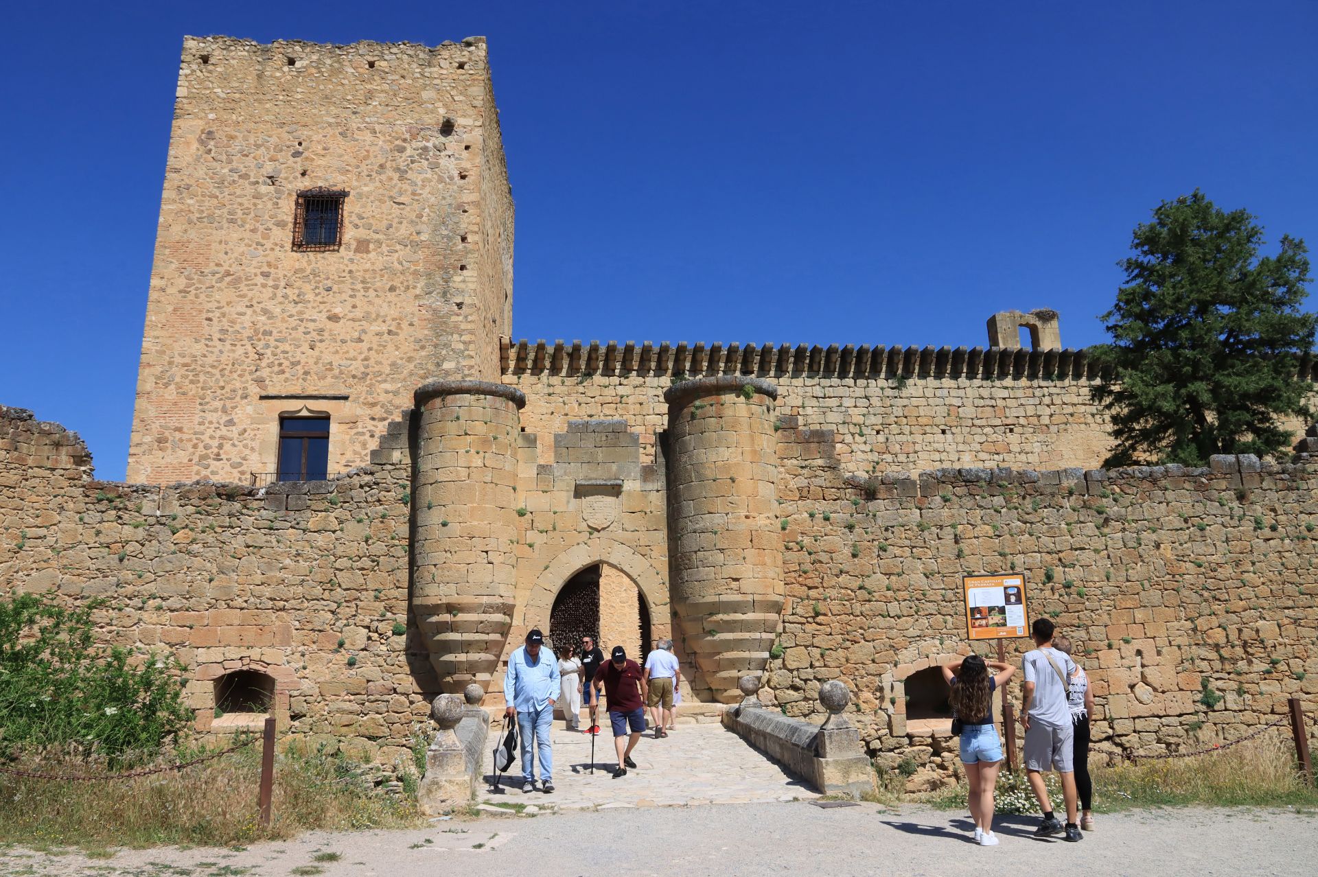 Fotos de las nuevas visitas al castillo de Pedraza