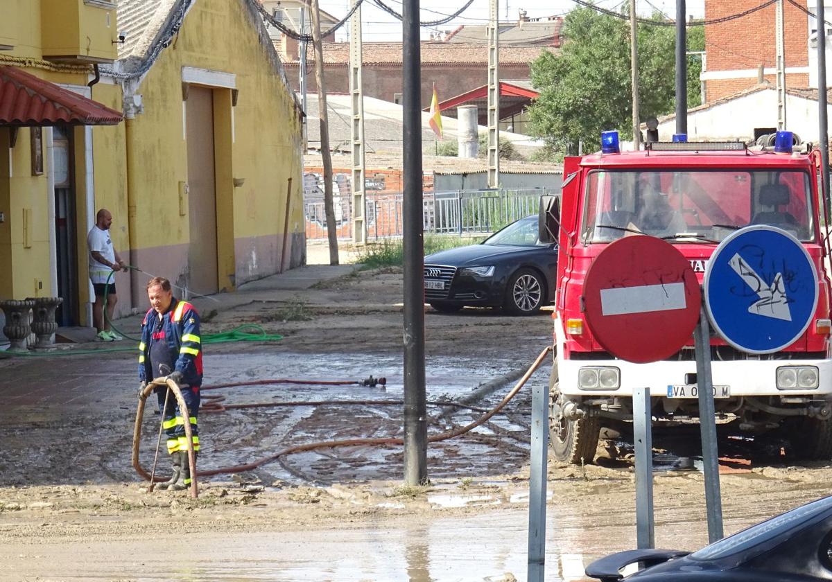 Las imágenes de los daños causados por la fuerte tromba caída en Medina y Rueda
