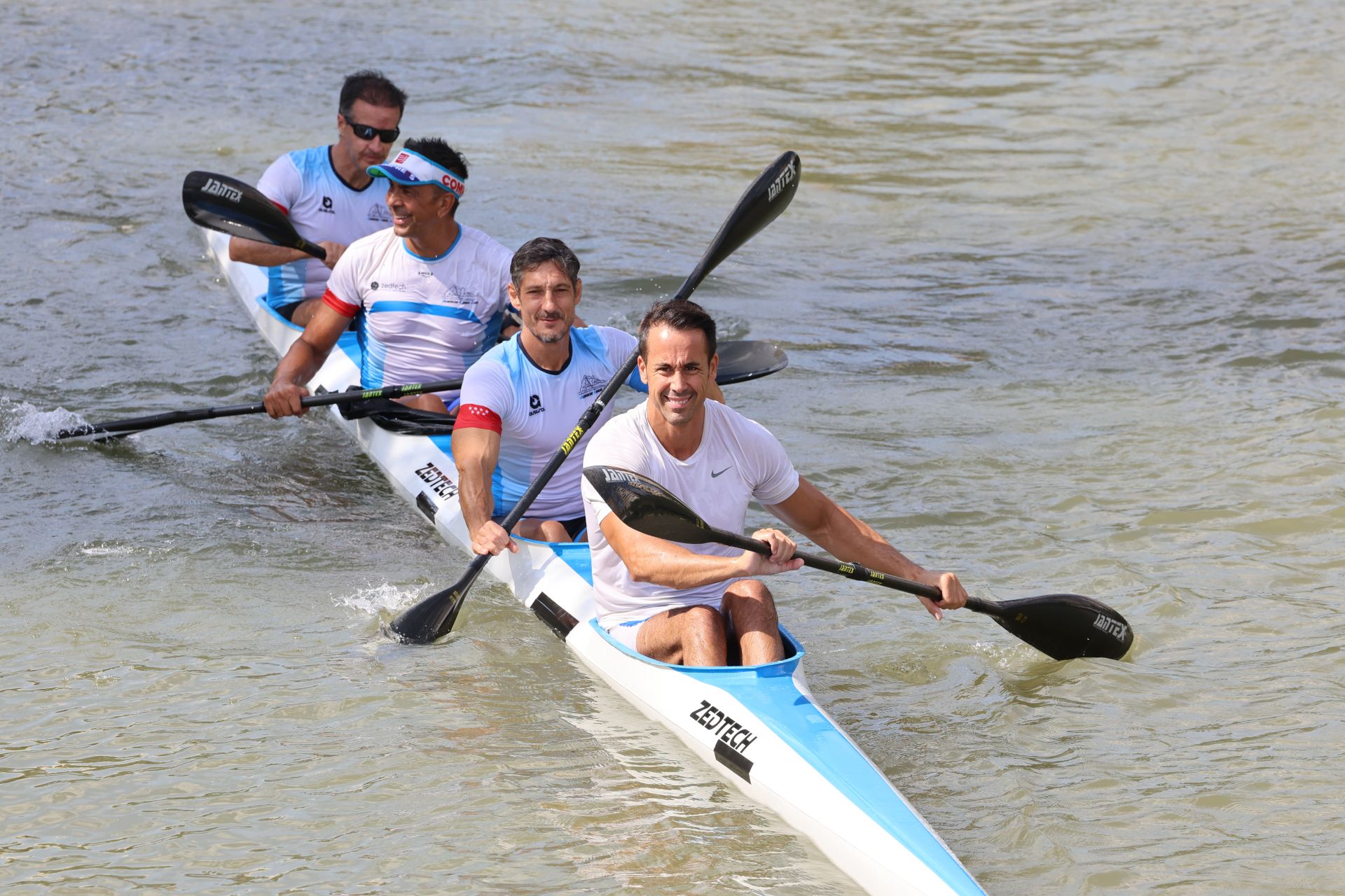 Las imágenes de la Regata Internacional K4 celebrada en aguas del Pisuerga
