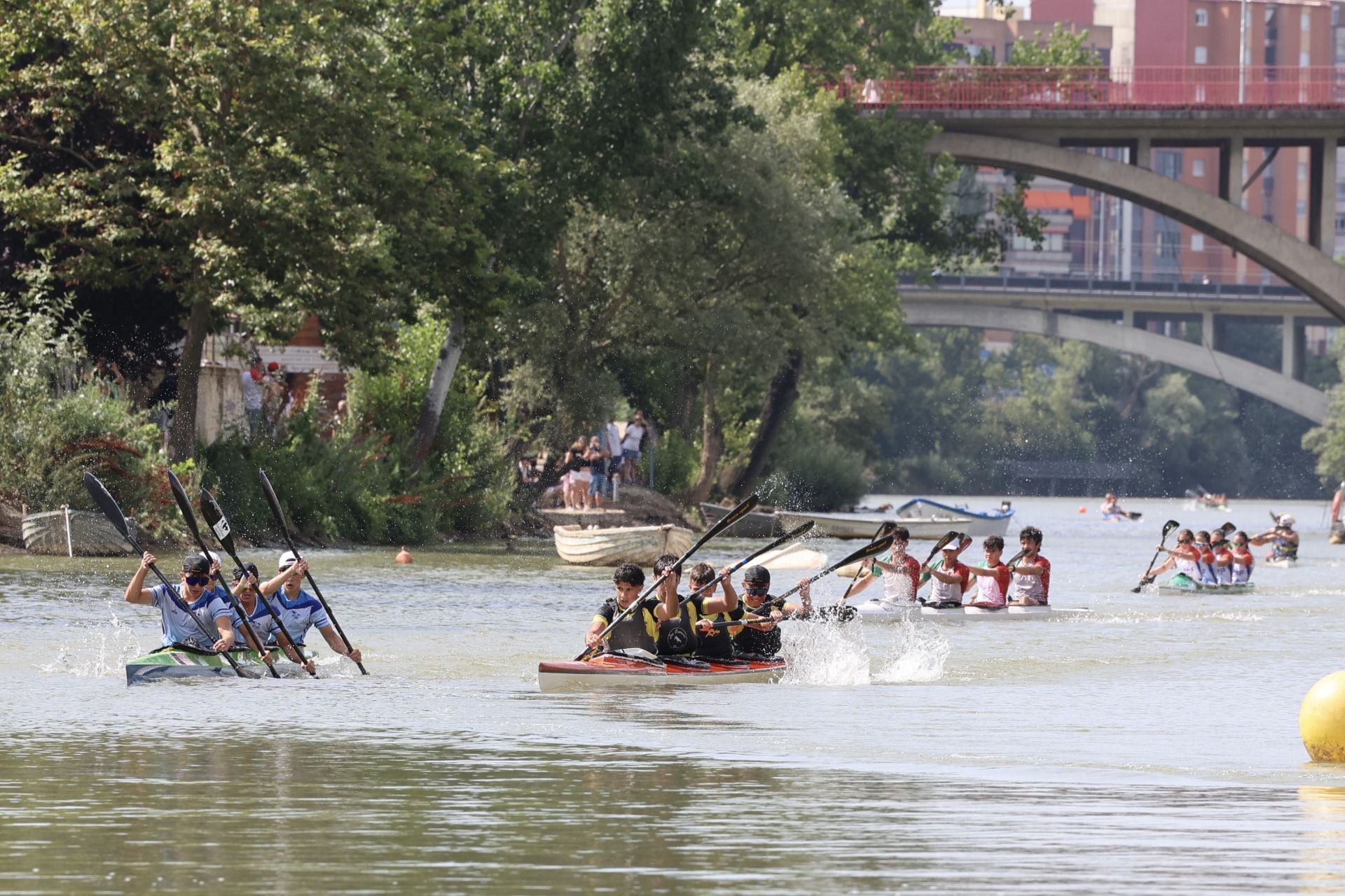 Las imágenes de la Regata Internacional K4 celebrada en aguas del Pisuerga