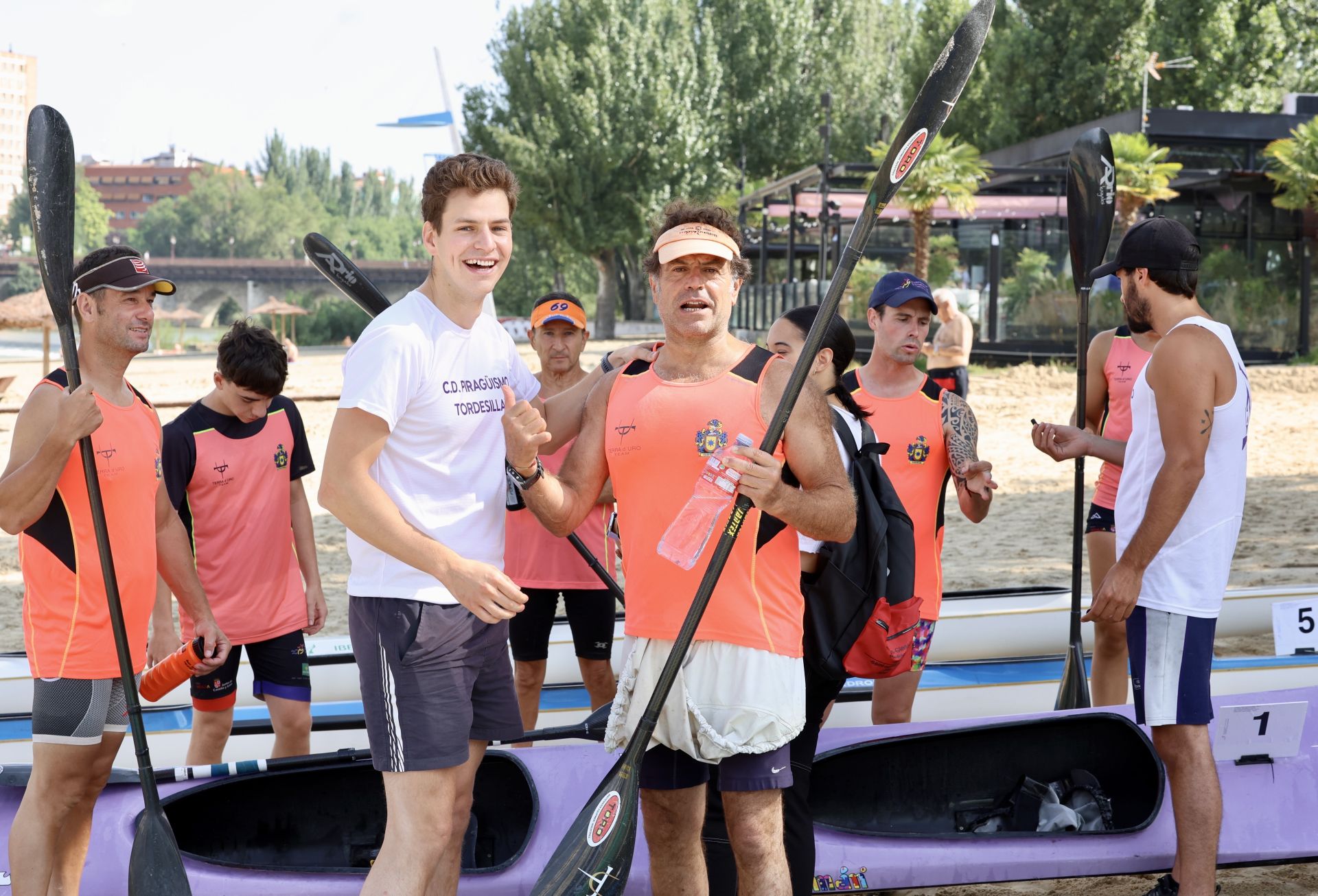 Las imágenes de la Regata Internacional K4 celebrada en aguas del Pisuerga