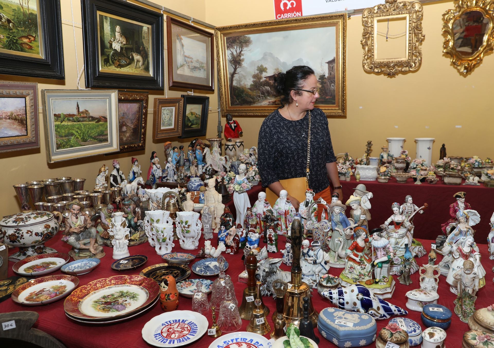 Así es la feria de antigüedades de Carrión