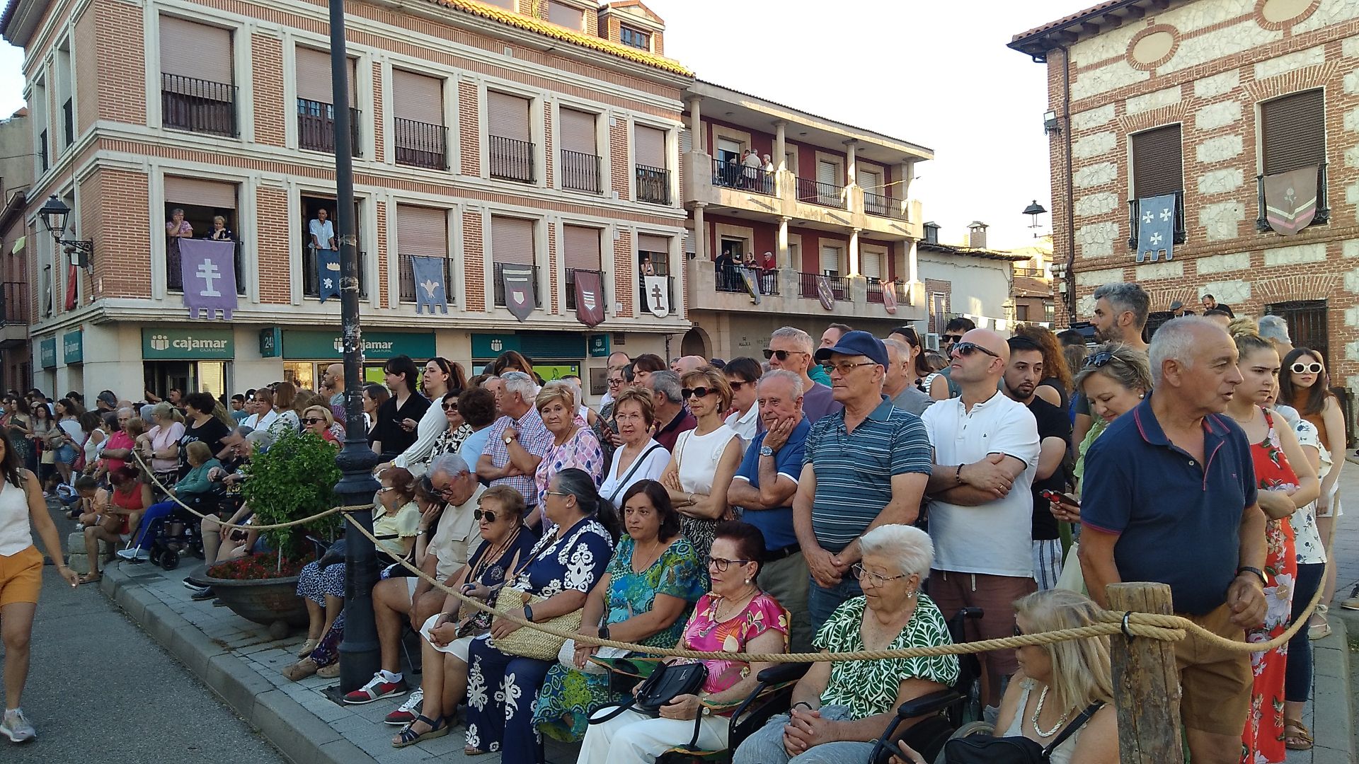La recreación de la llegada de Carlos V a Mojados, en imágenes