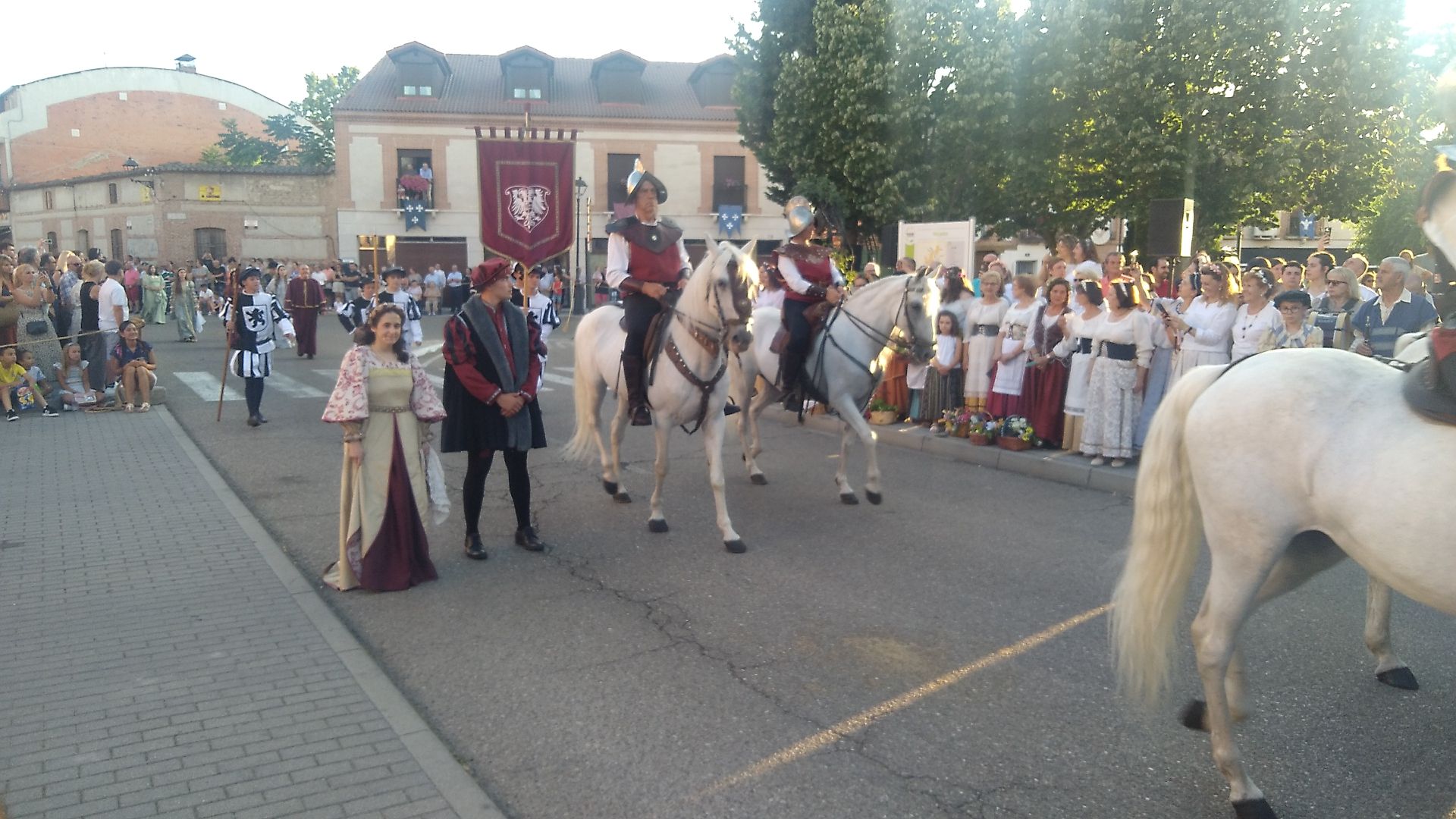 La recreación de la llegada de Carlos V a Mojados, en imágenes